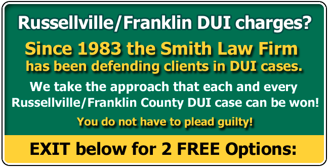 Defending clients from Alabama and across the USA charged with a Franklin County or Russellville Alabama DUI since 1983